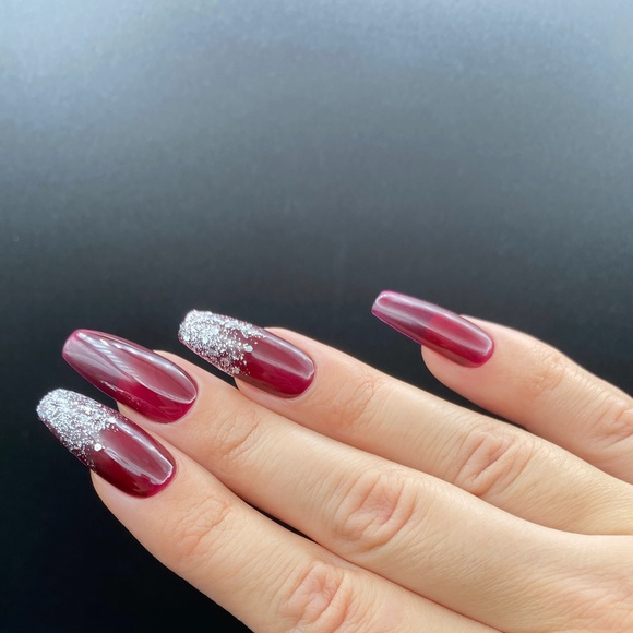✨HOST PICK✨ Red Jelly Luxury Press On Nails - Picture 2 of 5